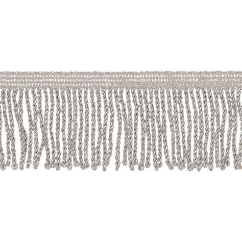 silver metallic fabric trim|fringe at joann fabrics.